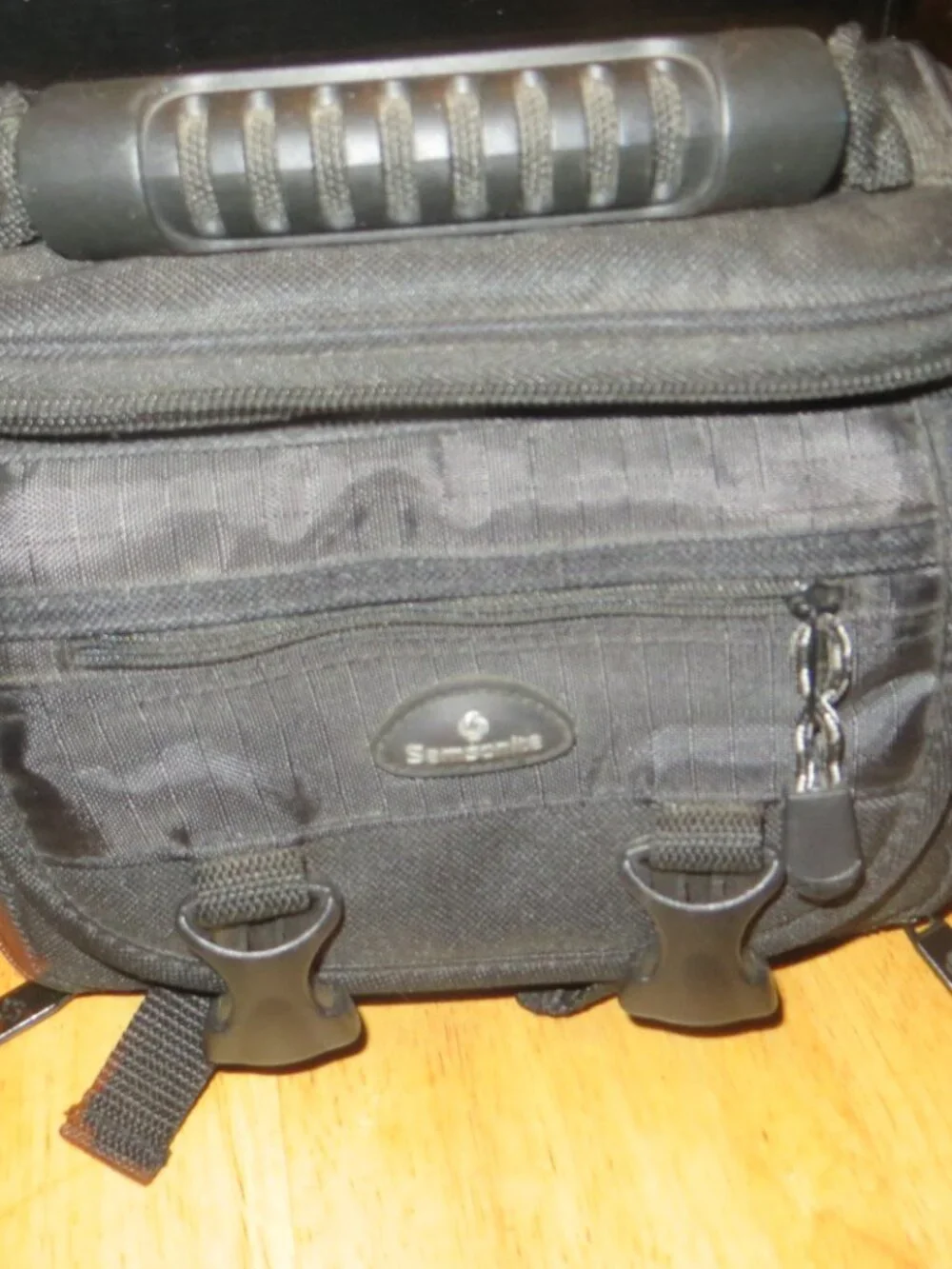 Samsonite Black Camera Case Camcorder Padded Shoulder Bag With Strap